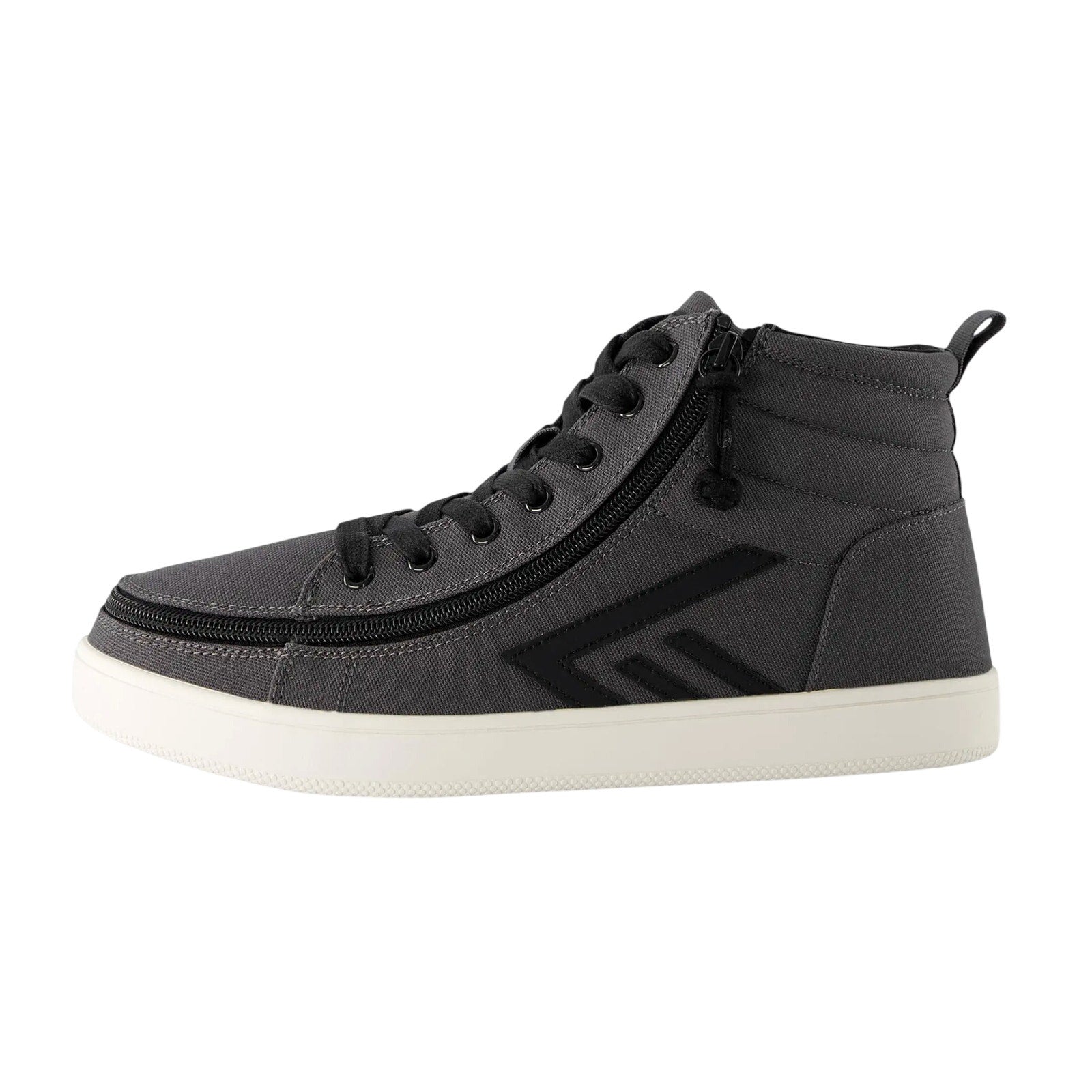 Billy Footwear Mens CS High-Top Sneaker US 9 Wide EU 42 Black Charcoal NWOB