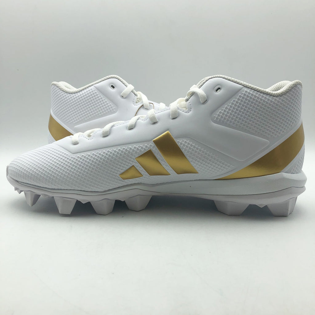 Adidas Mens Adizero Impact 2 Molded Football Cleats Size 11 Gold NWOB