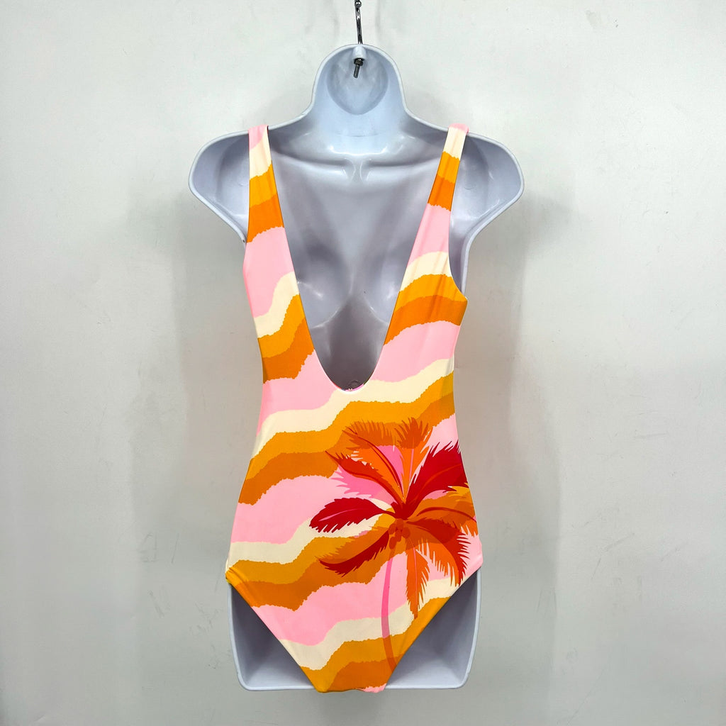 MAAJI Waves Infinity One Piece Swimsuit Girls 12 Pink Paradiso Reversible NWT
