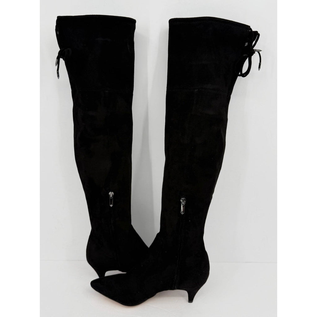 Sam Edelman Womens Kristie Over the Knee Boots Size 9 EU 39 Black Suede NWOB