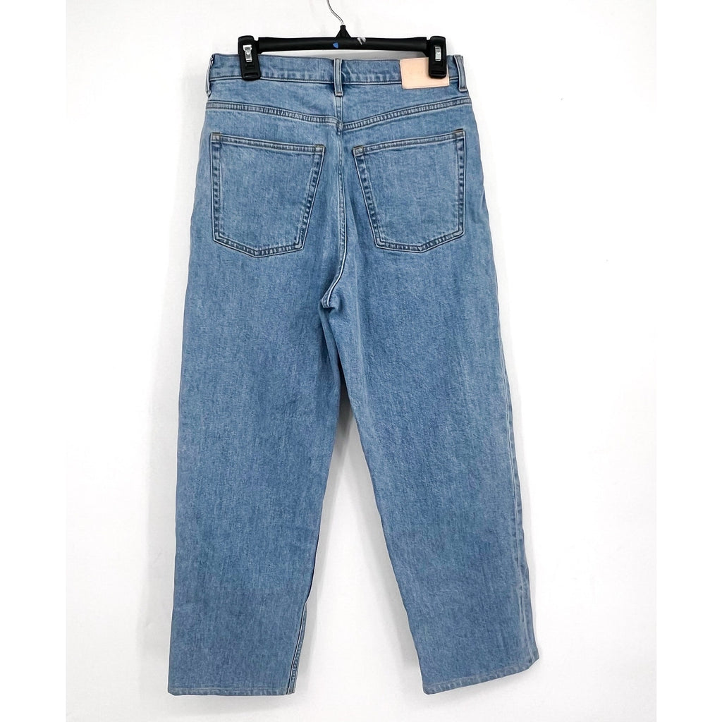 EVERLANE Women's The Way-High Jeans Size 28R US 6 Light Indigo Blue Denim NWT