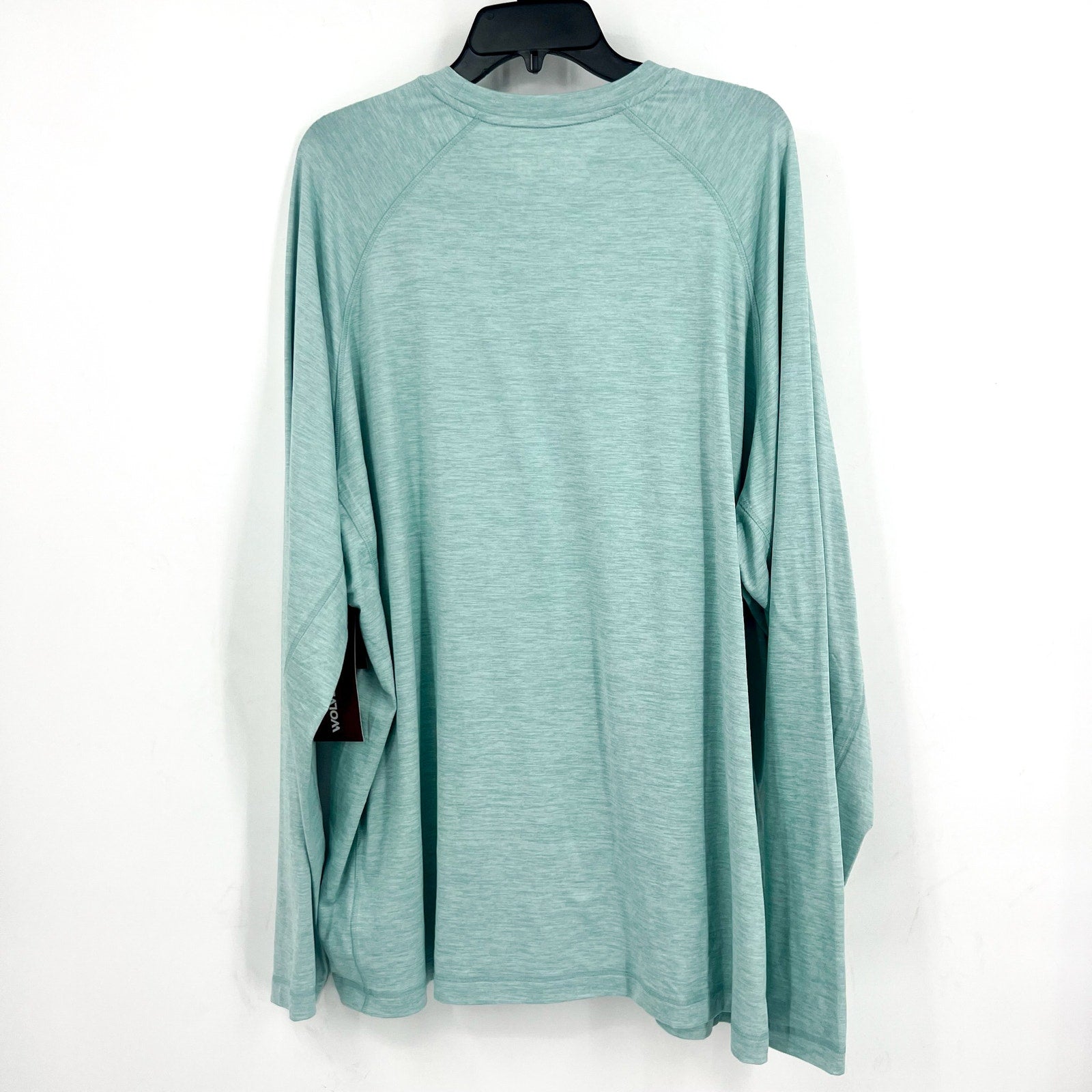 WOLVERINE Mens Sun-Stop Eco Long Sleeve Tshirt XXL Aqua Green Performance NWT