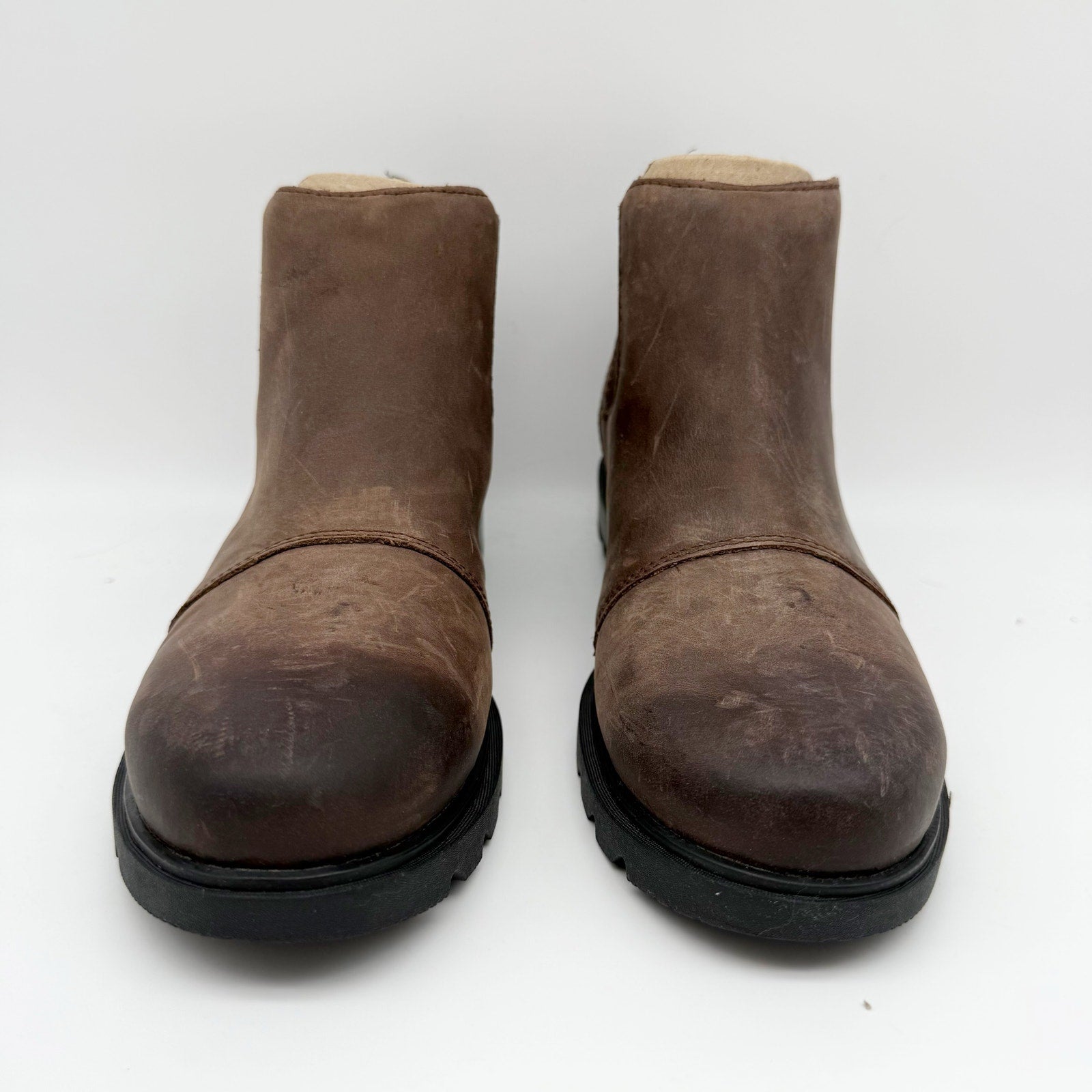 Sorel Womens Emelie lll Chelsea Ankle Bootie US 9 Brown Leather Waterproof NIB