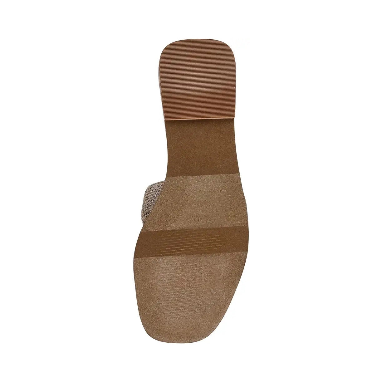 Steve Madden Womens Hadyn Braided Slide Sandals US 9.5 M Tan Metallic NIB