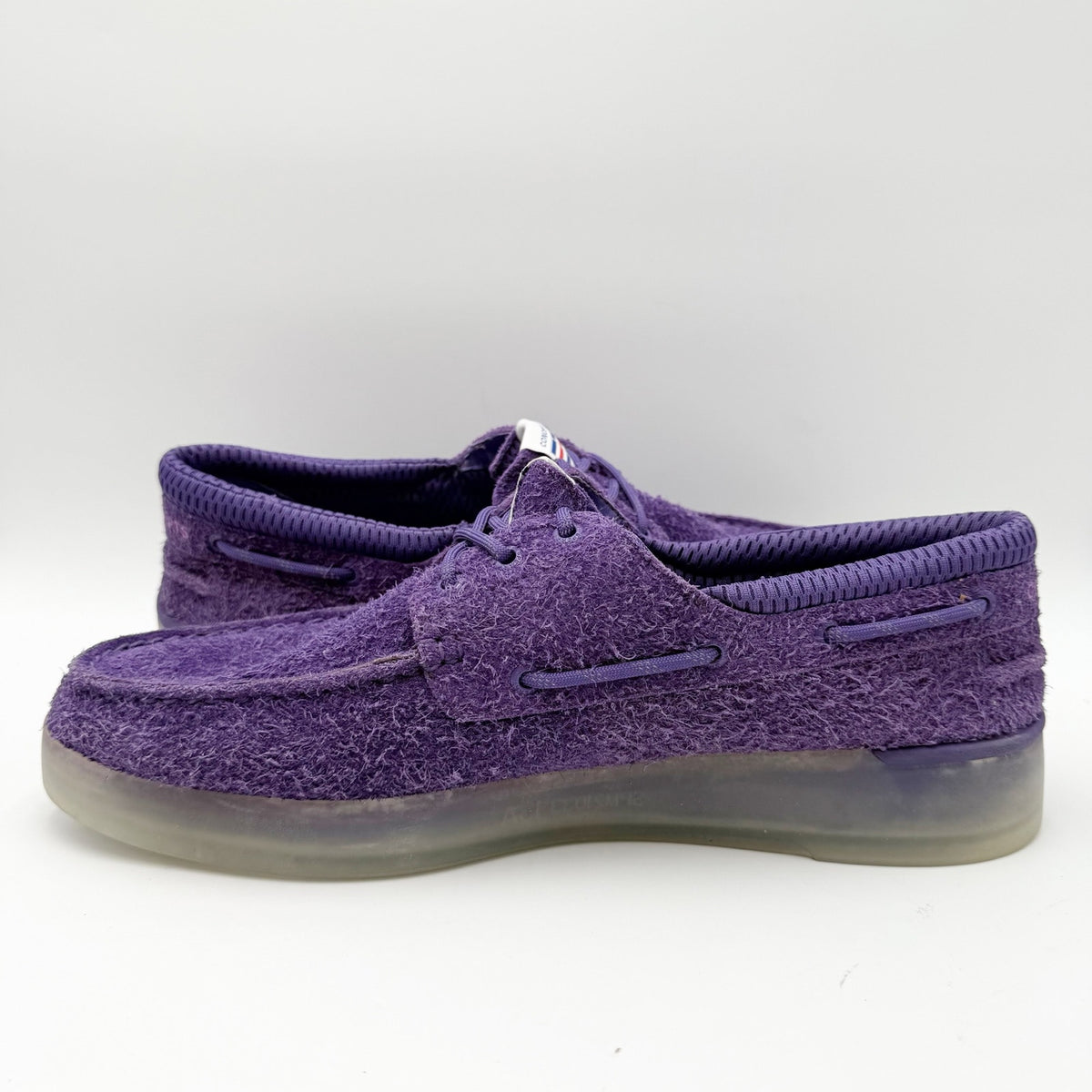 SPERRY x Concepts Mens 3-Eye Cup Top-Sider Loafers Size 13 Purple Suede NWOB