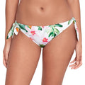 LAUREN RALPH LAUREN Hipster Bikini Bottom Size 16 White Pink Floral Side-Tie NWT