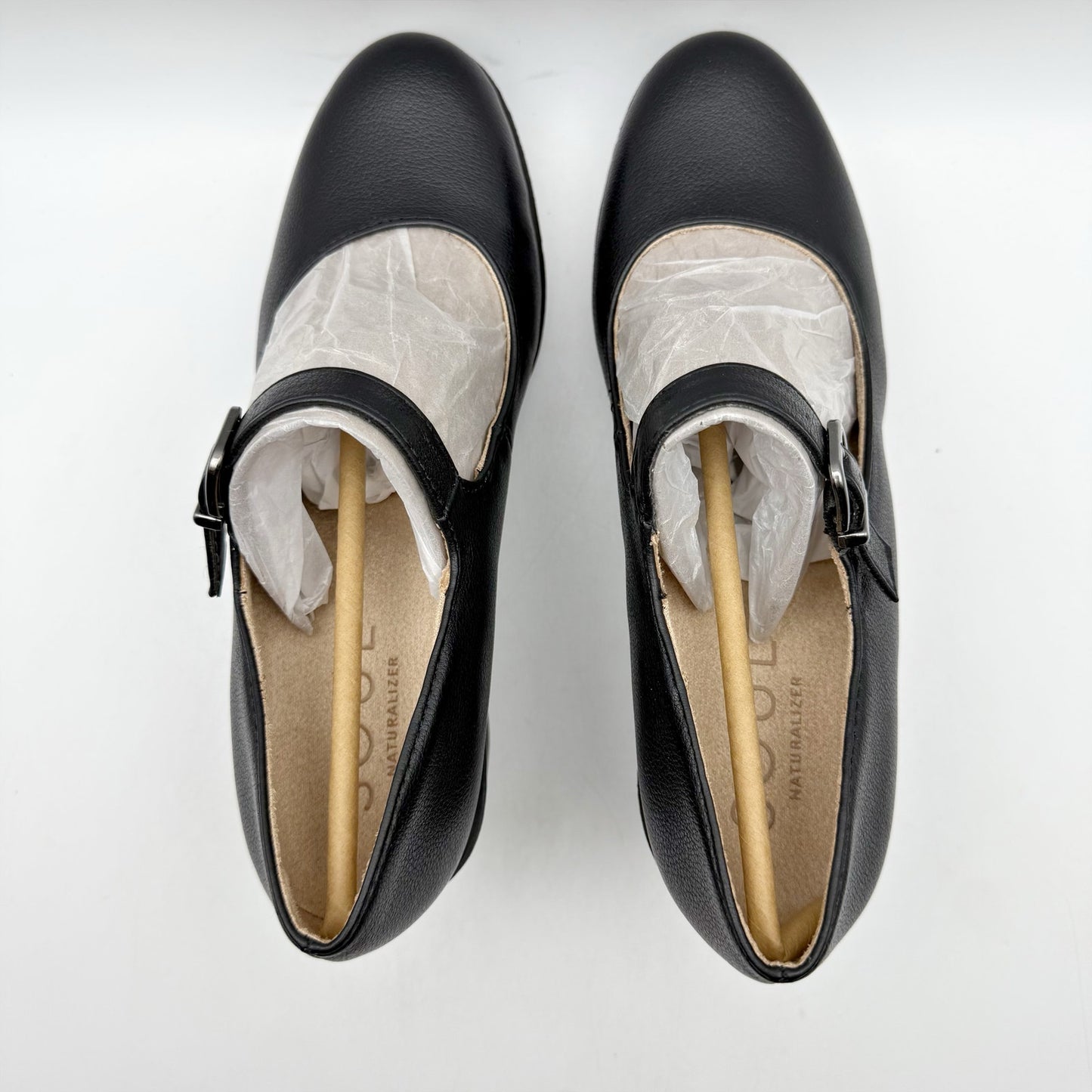 NATURALIZER Womens Adore Mary Jane Wedge Heels US 12 M EU 43 Black NWOB