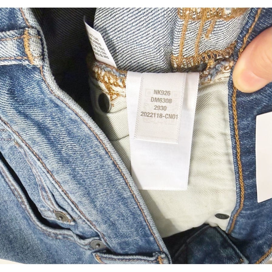 MADEWELL Men's 1991 Selvedge Jeans 29x30 Blue Norwood Straight Leg NK926 NWT