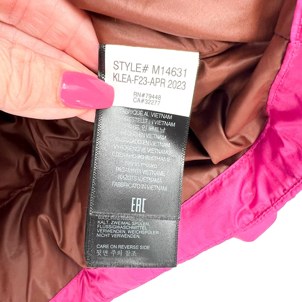 MARMOT Women's Guides Down Hoody Coat XS Pink Bright Fuchsia Puffer NWT