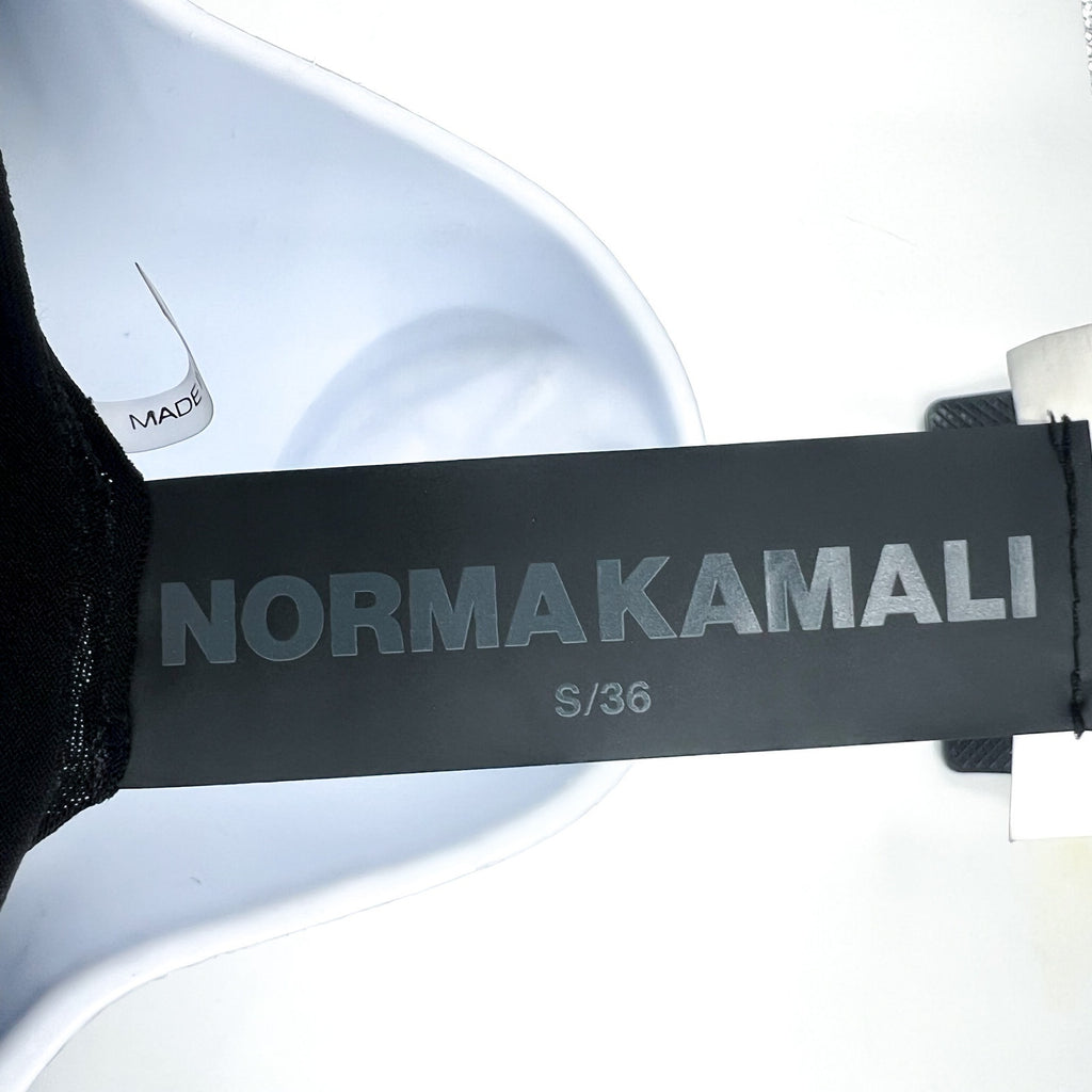 NORMA KAMALI Women's All in One Convertible Dress Small 36 Black Long Sleeve NWT