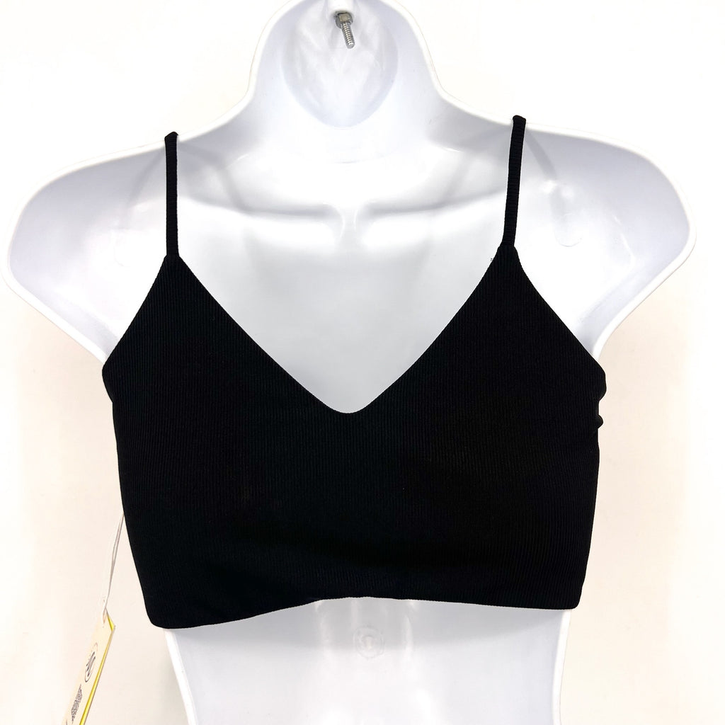 MAAJI Women's Praia Classic Bralette Bikini Top Large Jade Black Reversible NWT