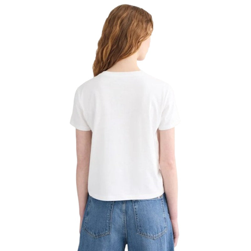 EVERLANE Women's The Box-Cut Tee Small White Essential Cotton Crewneck NWT