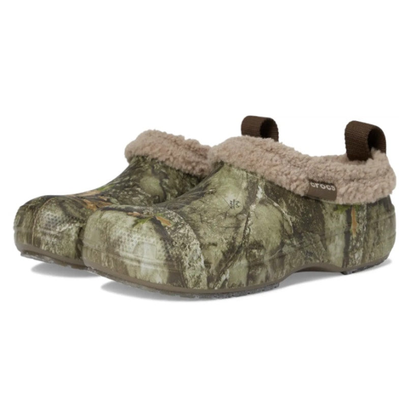 Crocs Mens Classic Lined Shorty Clogs Size 11 Real Tree Green Camo NWT