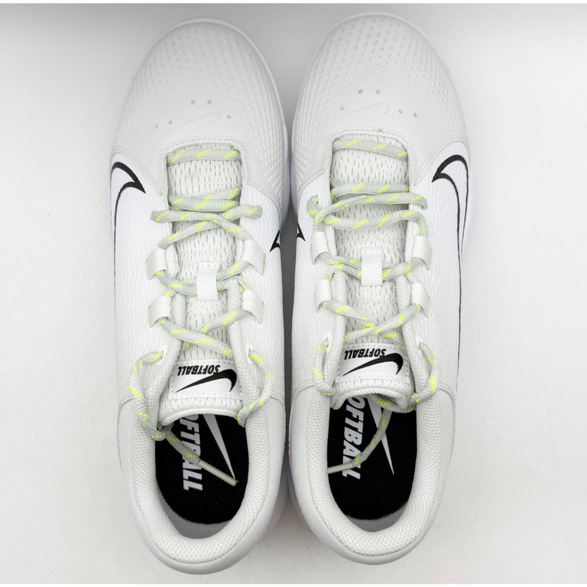 Nike Womens Hyperdiamond 4 Pro MCS Softball Cleats Size 10 White DC8990 NWOB