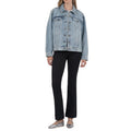 KUT FROM THE KLOTH Emmy Boyfriend Jean Jacket Large Medium Blue Relaxed Fit NWT
