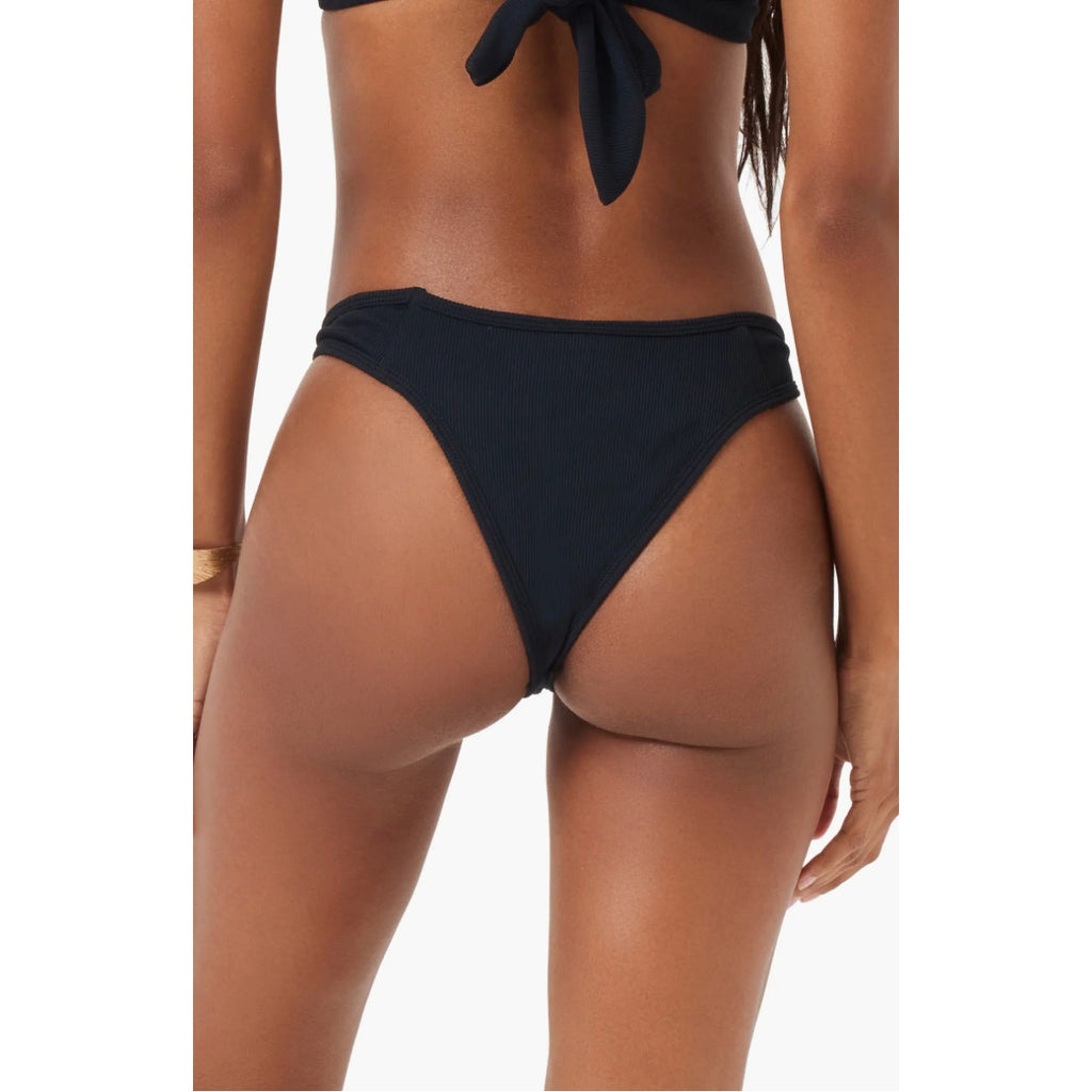 L*SPACE Bikini Siren Top & Dominic Bottom Bitsy Medium Black NWT