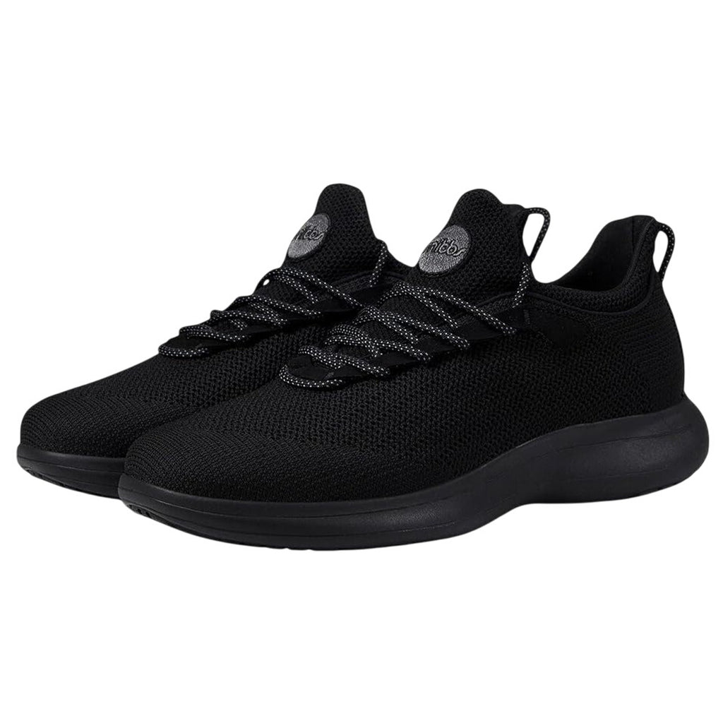 Snibbs Mens Orbit Work Sneakers US 14 EU 49 Black Soft Toe Shoes SR Slip On NIB