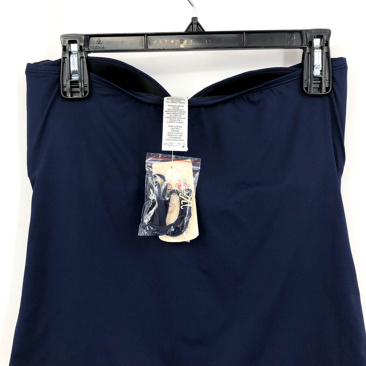 TOMMY BAHAMA  Bandini Swim Top Medium Navy Blue Pearl Sarong Wrap NWT