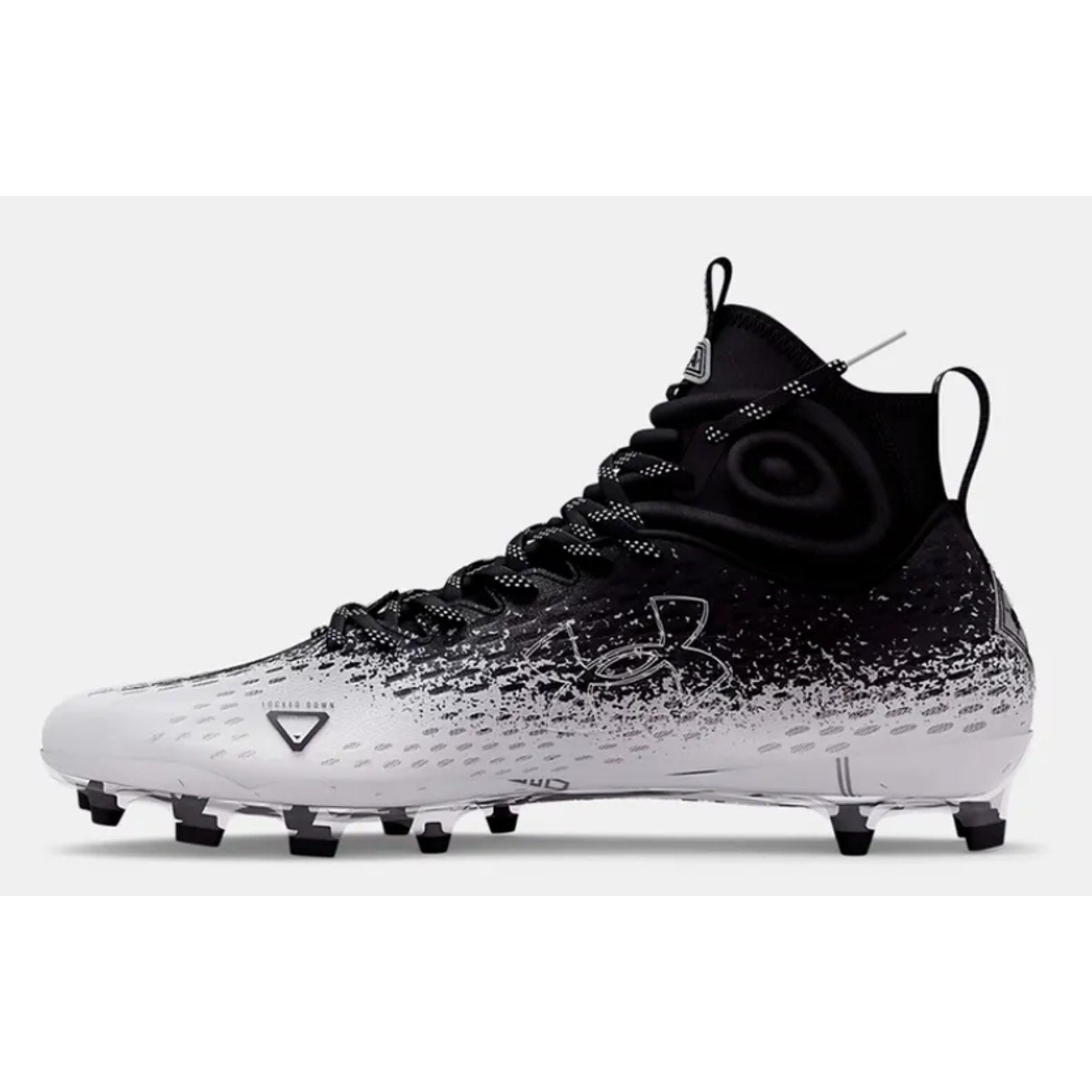 Under Armour Men's Spotlight Lux Mc 2.0 Football Cleats Size 8 Black White NWOB