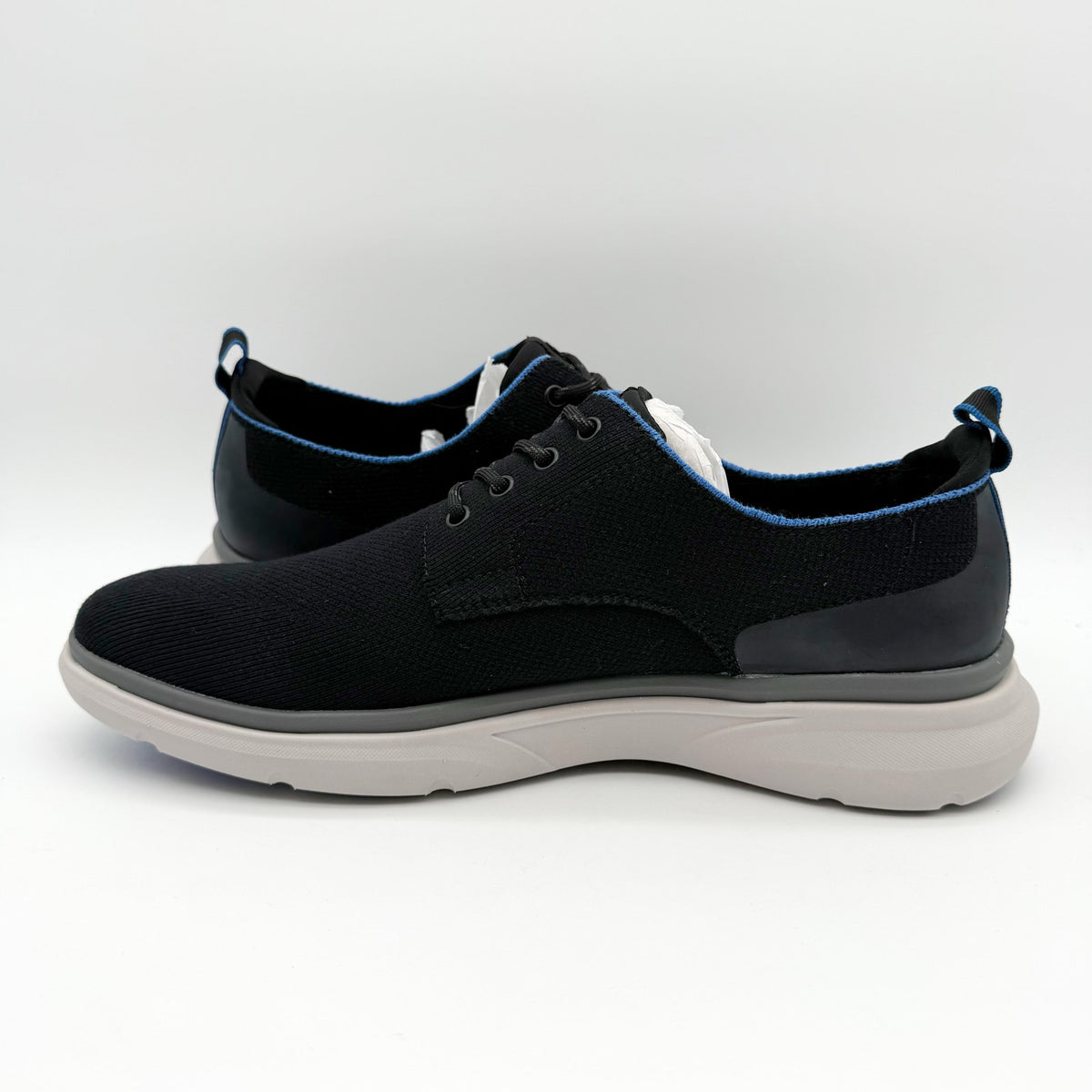 Vince Camuto Mens Tayden Oxford Dress Sneakers Size 10 EU 43 Black Knit NWOB