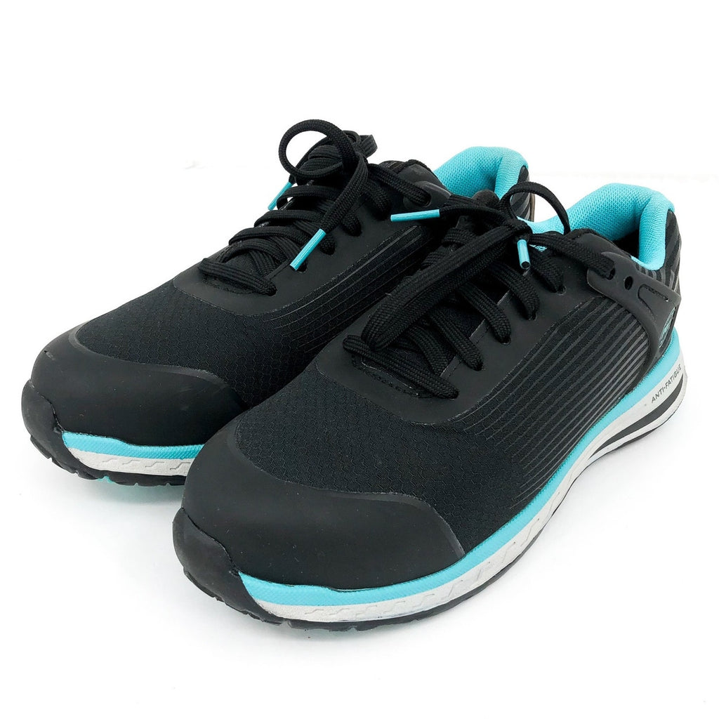 TIMBERLAND Women's PRO Work Sneakers US 6.5 Black Blue Drivetrain Comp-Toe NIB