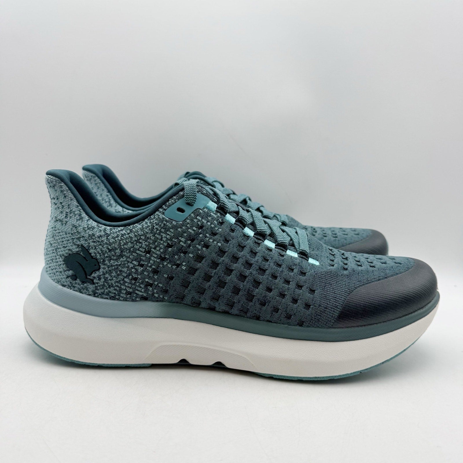 Rabbit Mens Dream Chaser Running Shoes US 10 Blue Green Balsam Athletic Shoe NIB