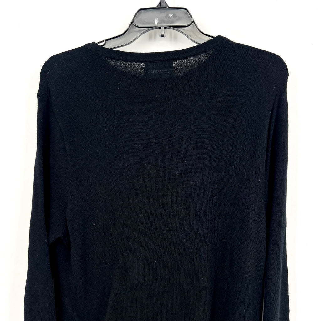 ACTIVE CASHMERE Crewneck Sweater Sweatshirt Small Black Cashmere Scottish NWT