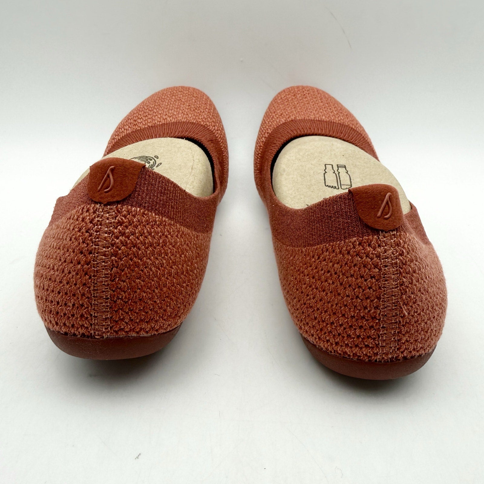 Allbirds Womens Tree Breezer Flats US 5 EU 35 Maroon Red Slip On NIB