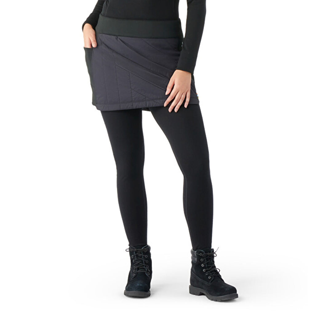 SMARTWOOL Women's Smartloft Skirt Small Black Quilted Lightweight NWT