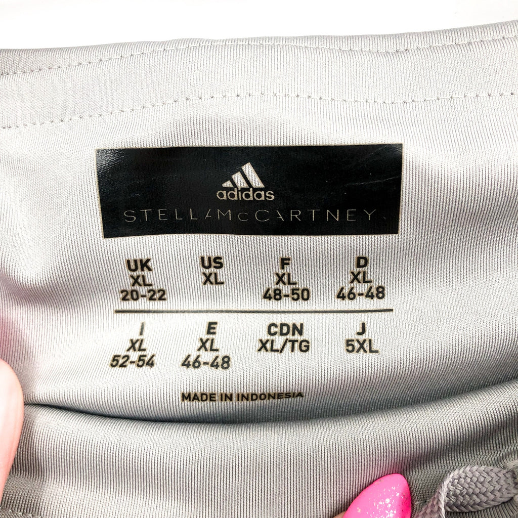 ADIDAS STELLA MCCARTNEY Womens Truepace Running Leggings XL Dove Grey NWT