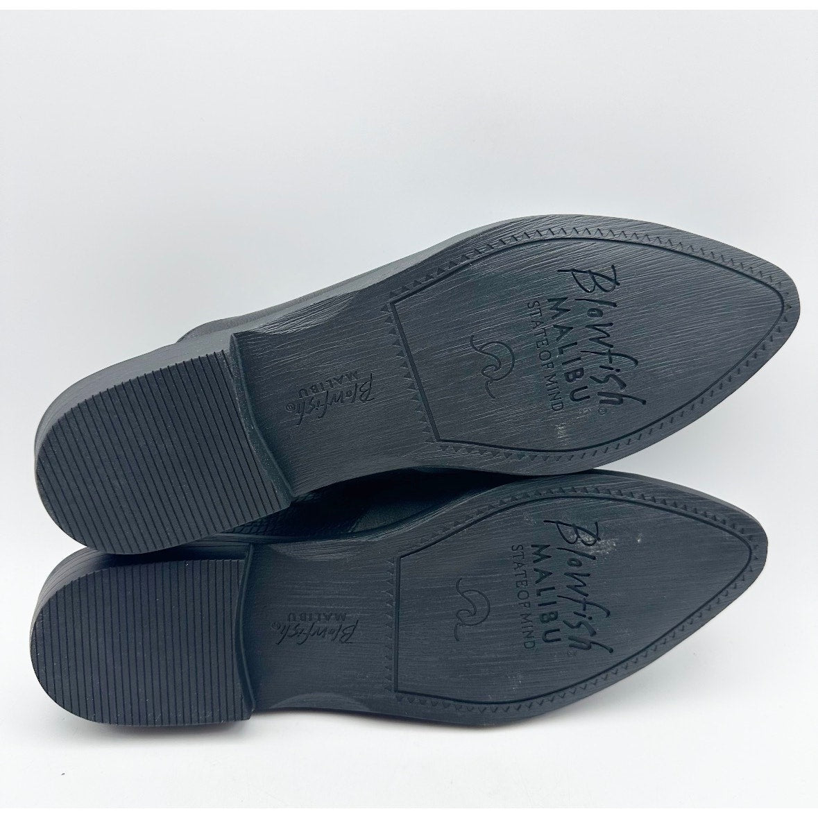 Blowfish Malibu Womens Hazel Mules Size 8.5 M EU 39 Black Vegan Leather NIB