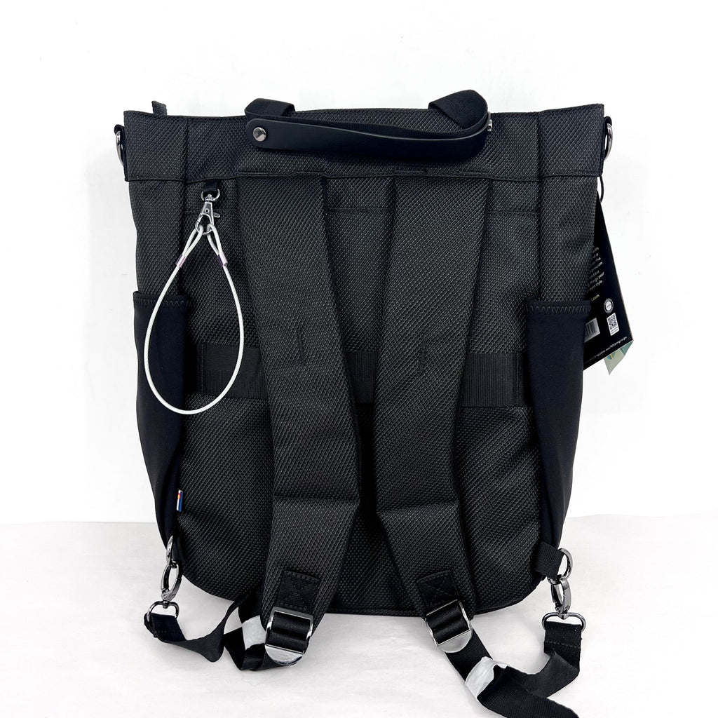 SHERPANI Soleil Anti-theft Convertible Backpack Tote Granite Gray Black RFID NWT