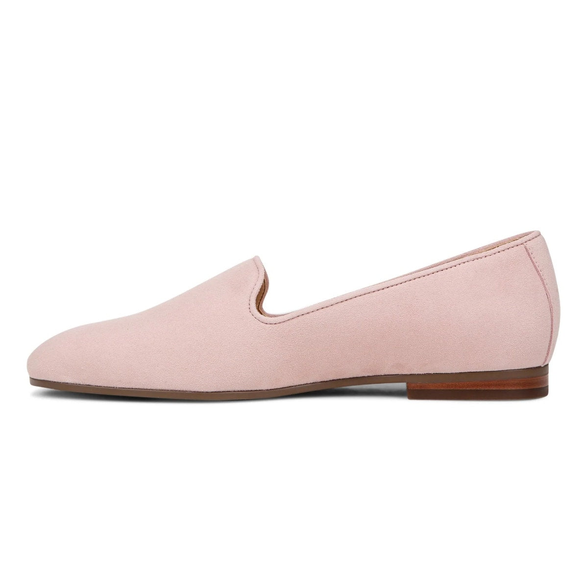 Vionic Womens Willa ll Flat Loafers US 5 WIDE EU 35 Pink Suede Slip On NIB