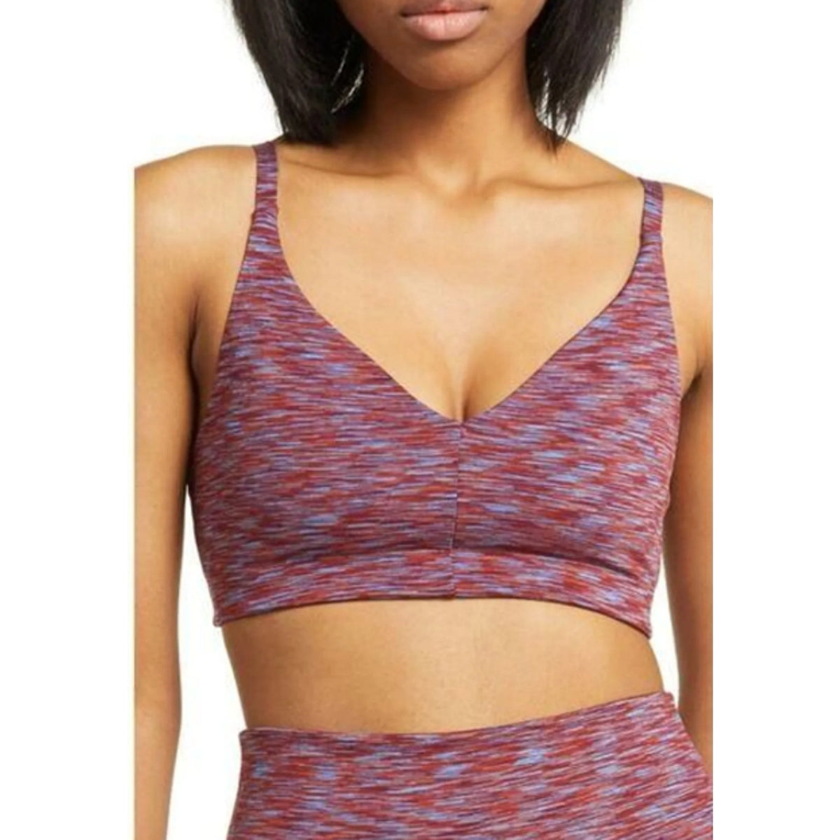 OUTDOOR VOICES FreeForm Flow Bralette Sports Bra XXL Purple Blue Heatwave NWT