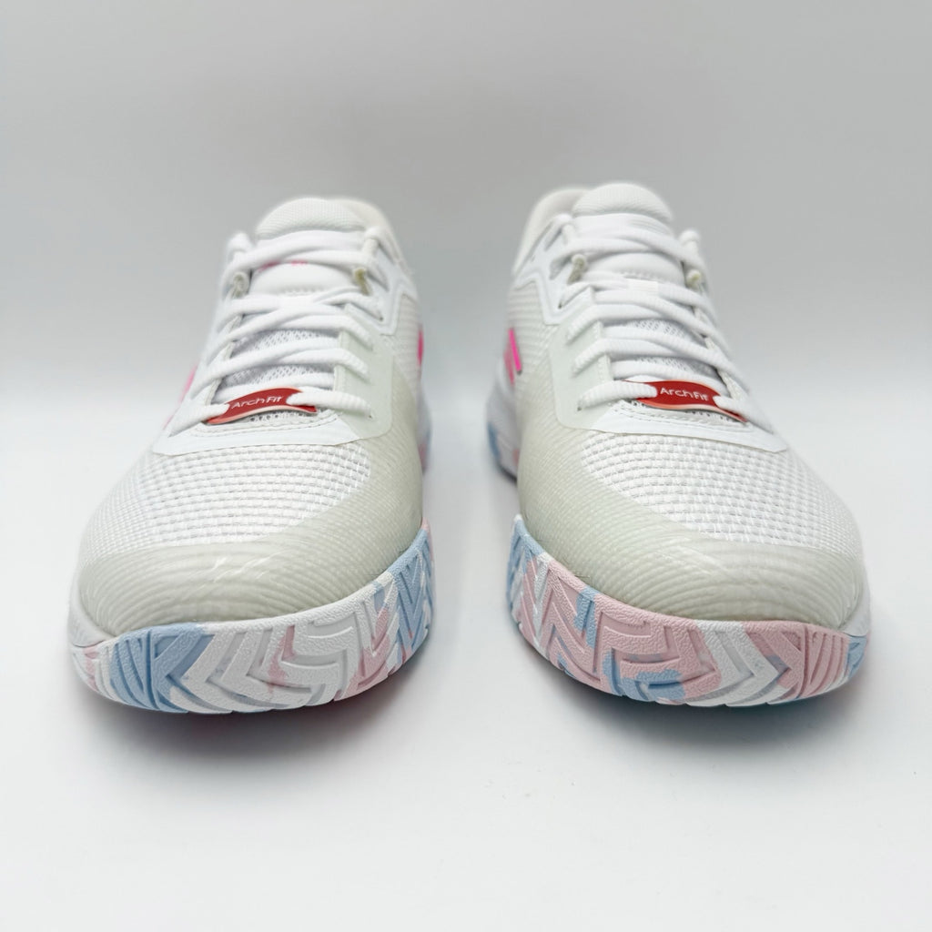 Skechers Women Viper Court 2.0 Pickleball Shoes Size 9.5 White Pink Athletic NIB
