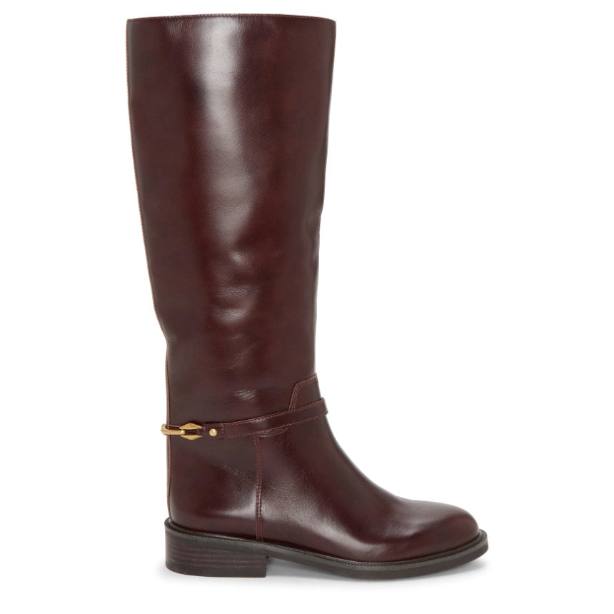 Vince Camuto Womens Adria Knee High Boot 6.5 M Narrow Calf Mahogany Leather NIB