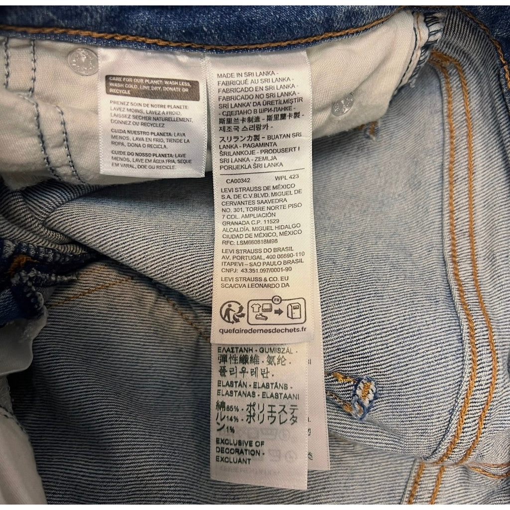 LEVI'S Women's Superlow Bootcut Jeans 25x32 Size 0 Medium Wash NWT A4679-0001