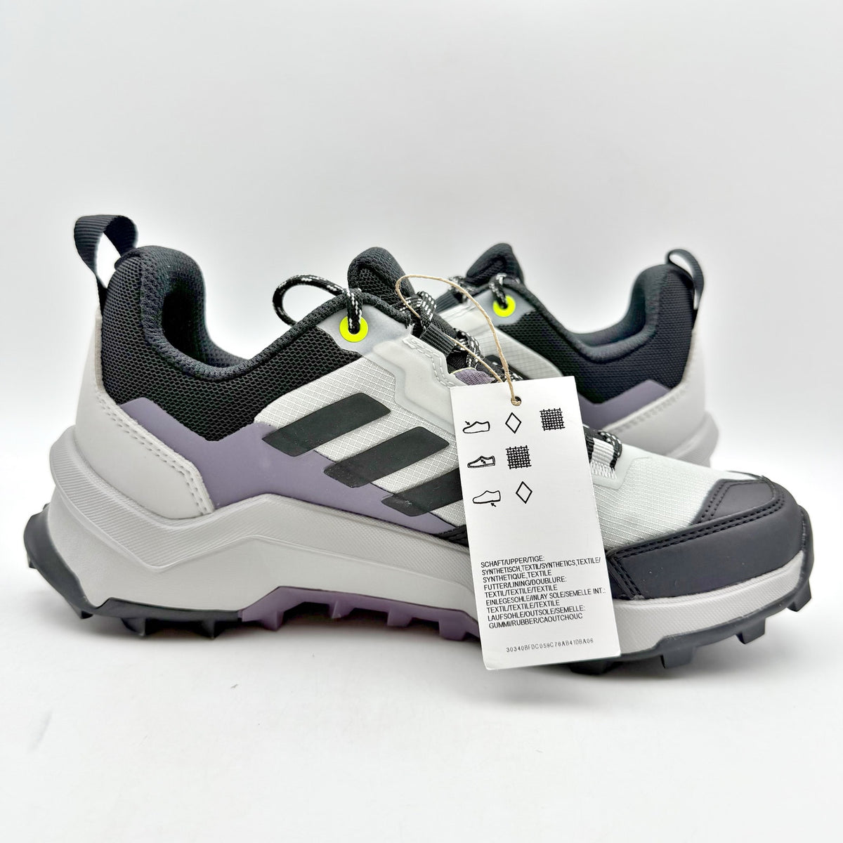 Adidas Womens Terrex AX4 GTX Hiking Sneakers Size 5.5 Grey Black Athletic NIB