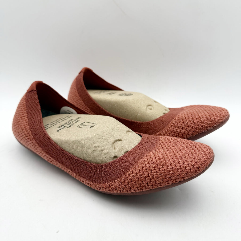 Allbirds Womens Tree Breezer Flats US 5 EU 35 Maroon Red Slip On NIB