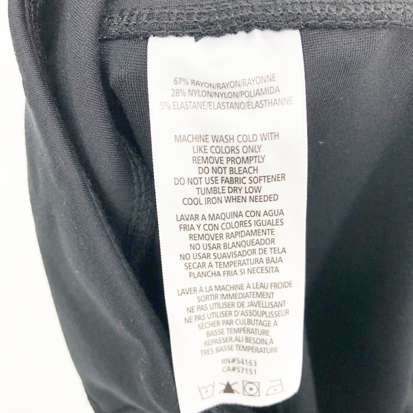 TOMMY HILFIGER SPORT Womens Athletic Leggings US XL Black High-Rise NWT