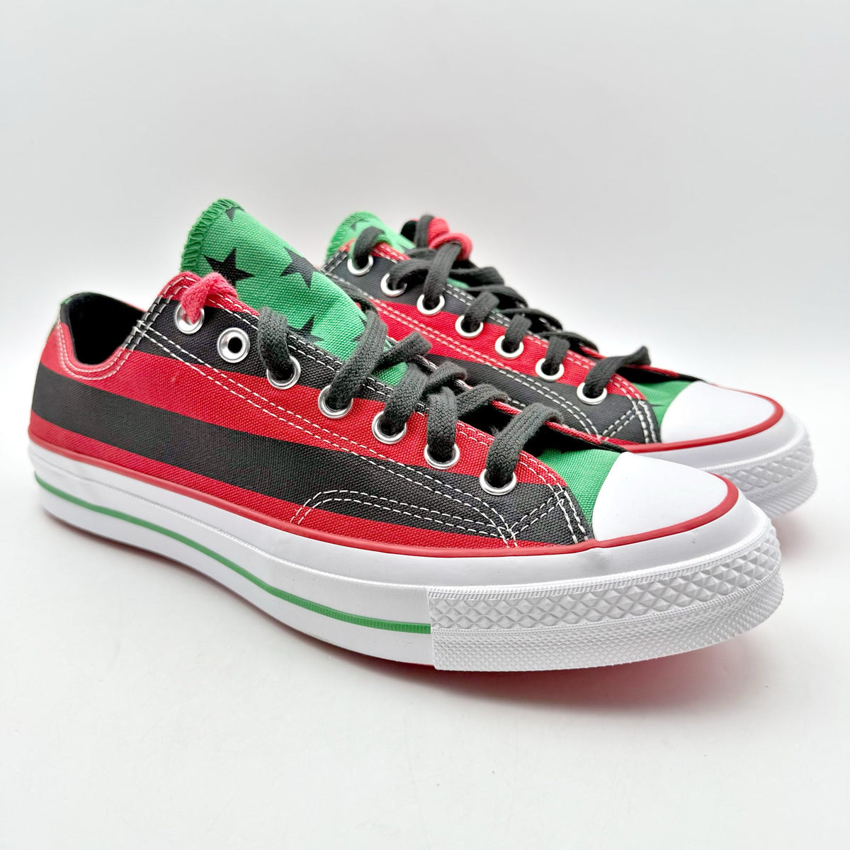 Converse Mens Chuck Taylor All Star 70 Ox Denim Tears Sneakers 9 Red Canvas NWOB