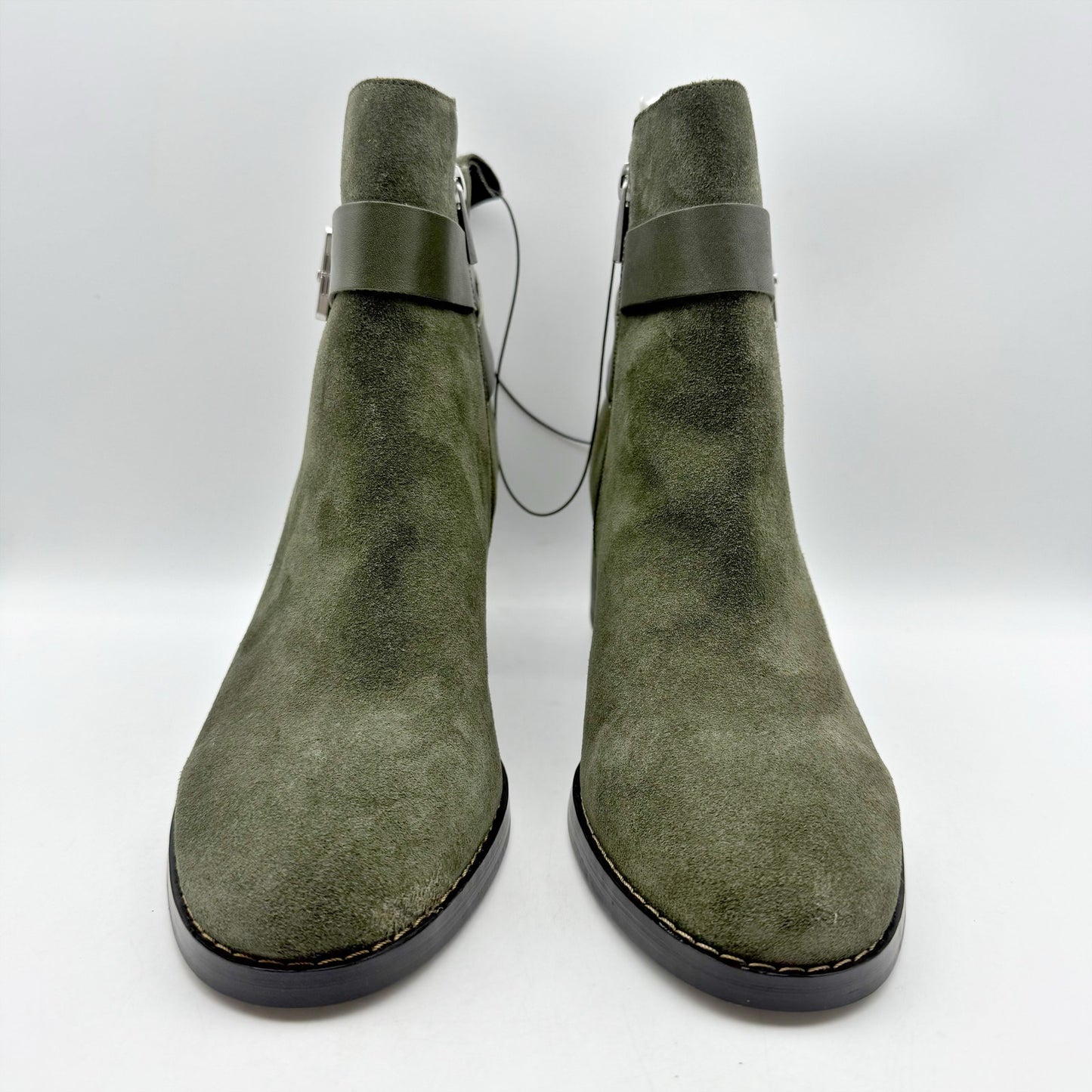 Liverpool Womens Encino Ankle Bootie US 11 M Green Suede NWOB