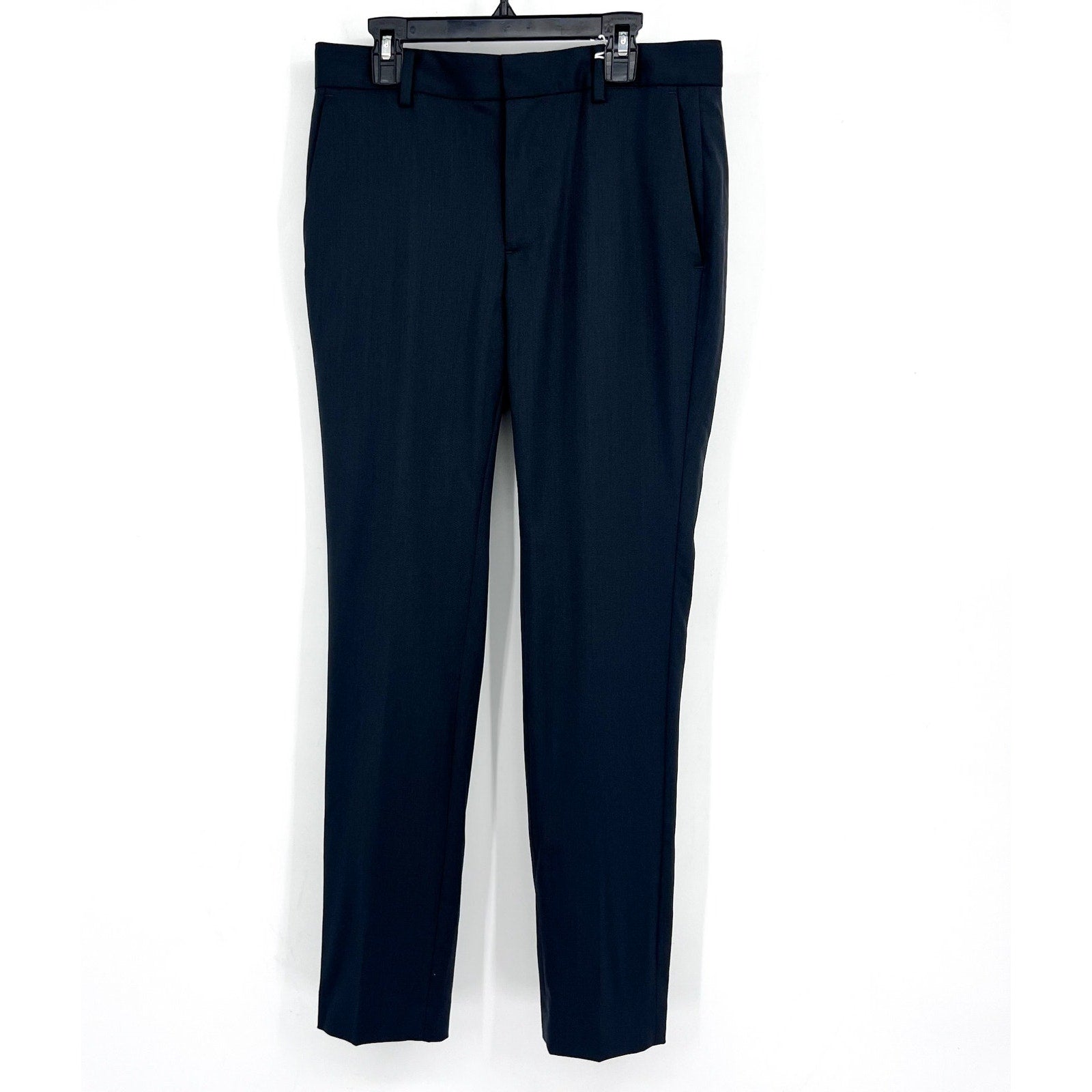 EVERLANE Men's The Italian Wool Trouser Pants 28x30 Dark Grey Flat Front NWT