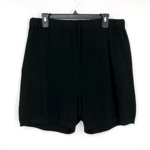 ACTIVE CASHMERE Men's Cashmere Shorts Large Black Athletic Fit Seamless NWT