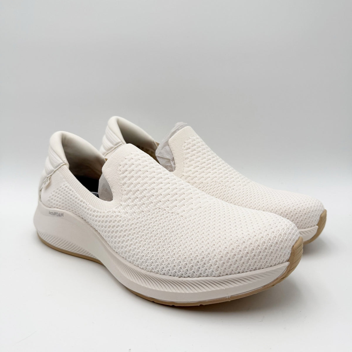 Ryka Womens Fling Slip On Casual Sneakers Size 11 Wide EU 42 White NIB