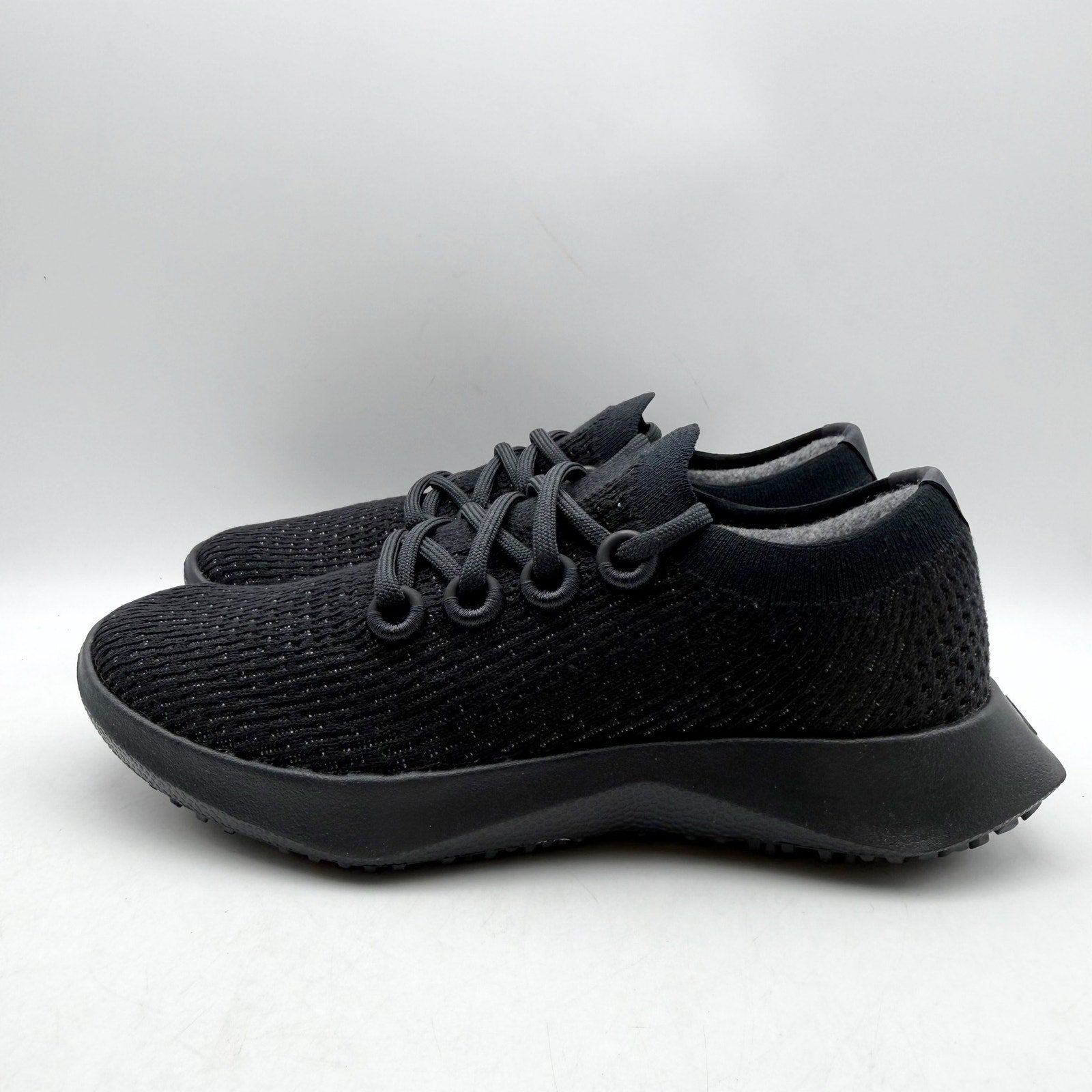 AllBirds Womens Tree Dasher 2 Casual Sneakers US 7.5 Black Knit NIB