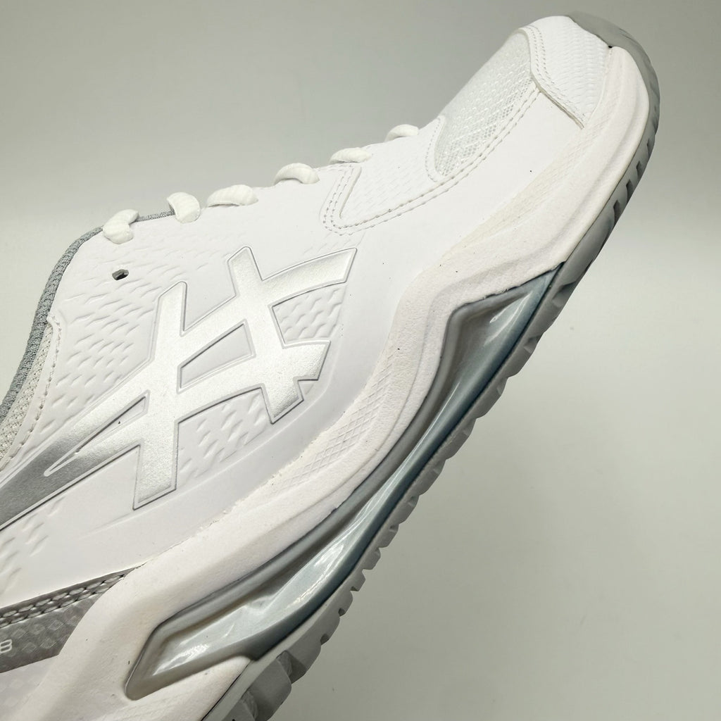 ASICS Womens GEL-Dedicate 8 Athletic Shoes Size 8 M EU 39.5 White Silver NWT