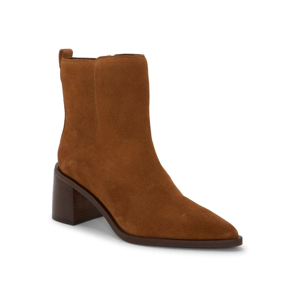 Vince Camuto Womens Lorelai Ankle Boots Size 7 EU 37.5 Brown Burnt Sugar NIB