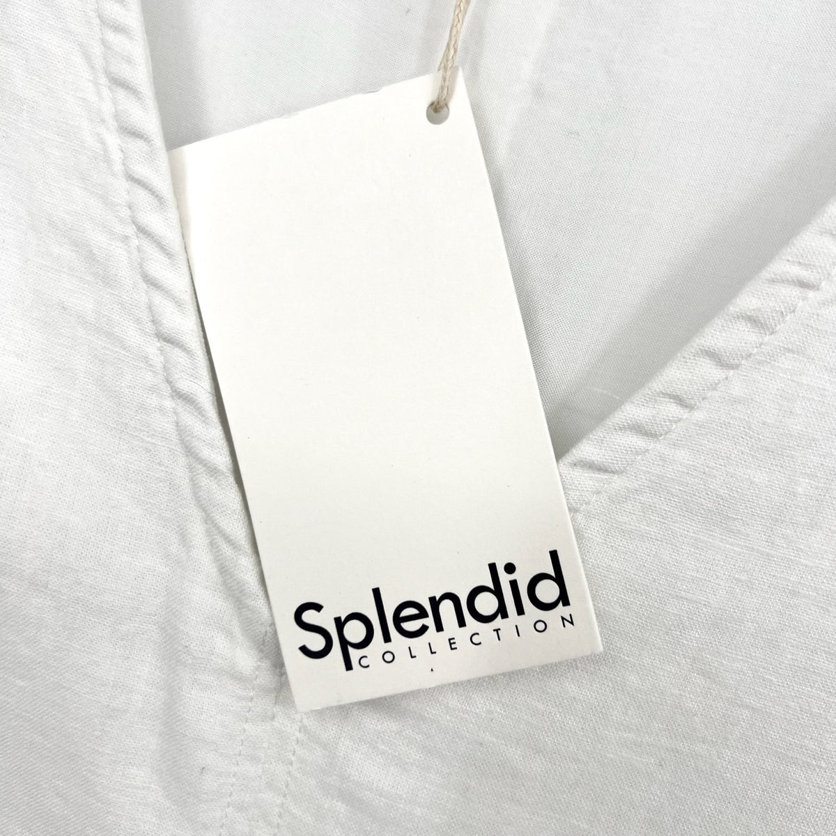 SPLENDID COLLECTION Dawson Dress Medium White Sleeveless V Neck NWT