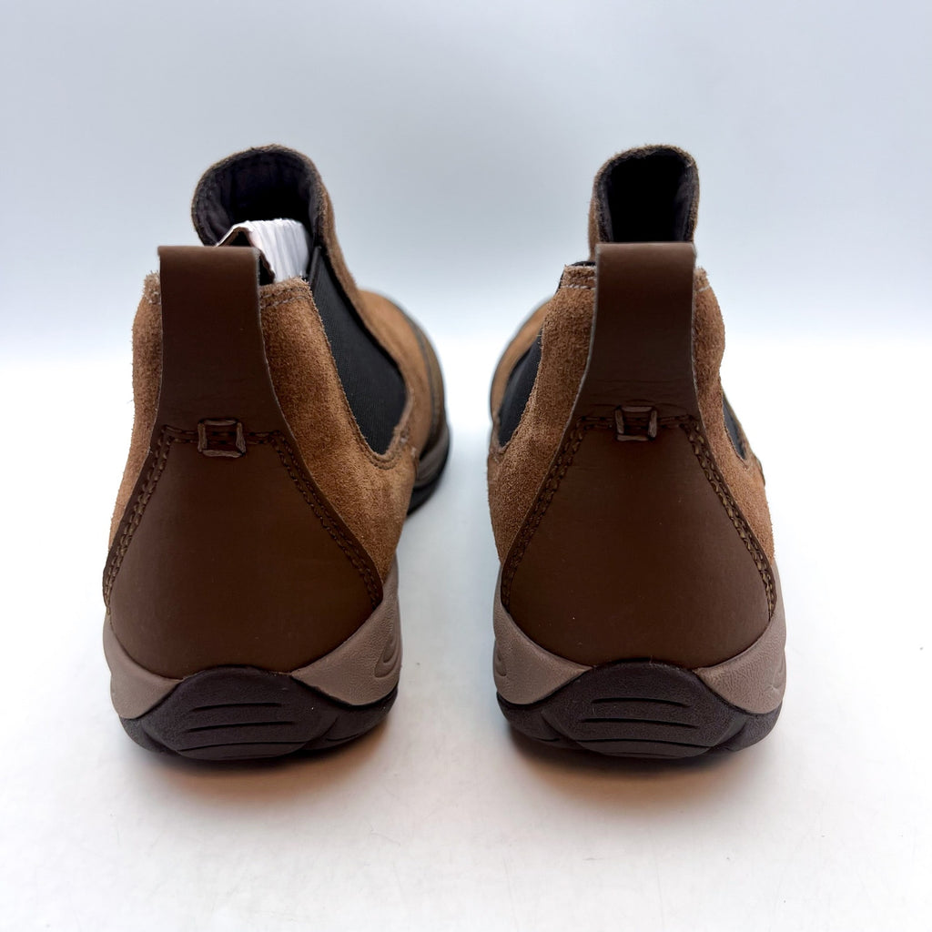 EASY SPIRIT Women's Exceed Ankle Chelsea Boots 6M Dark Brown Padded Insole NWOB